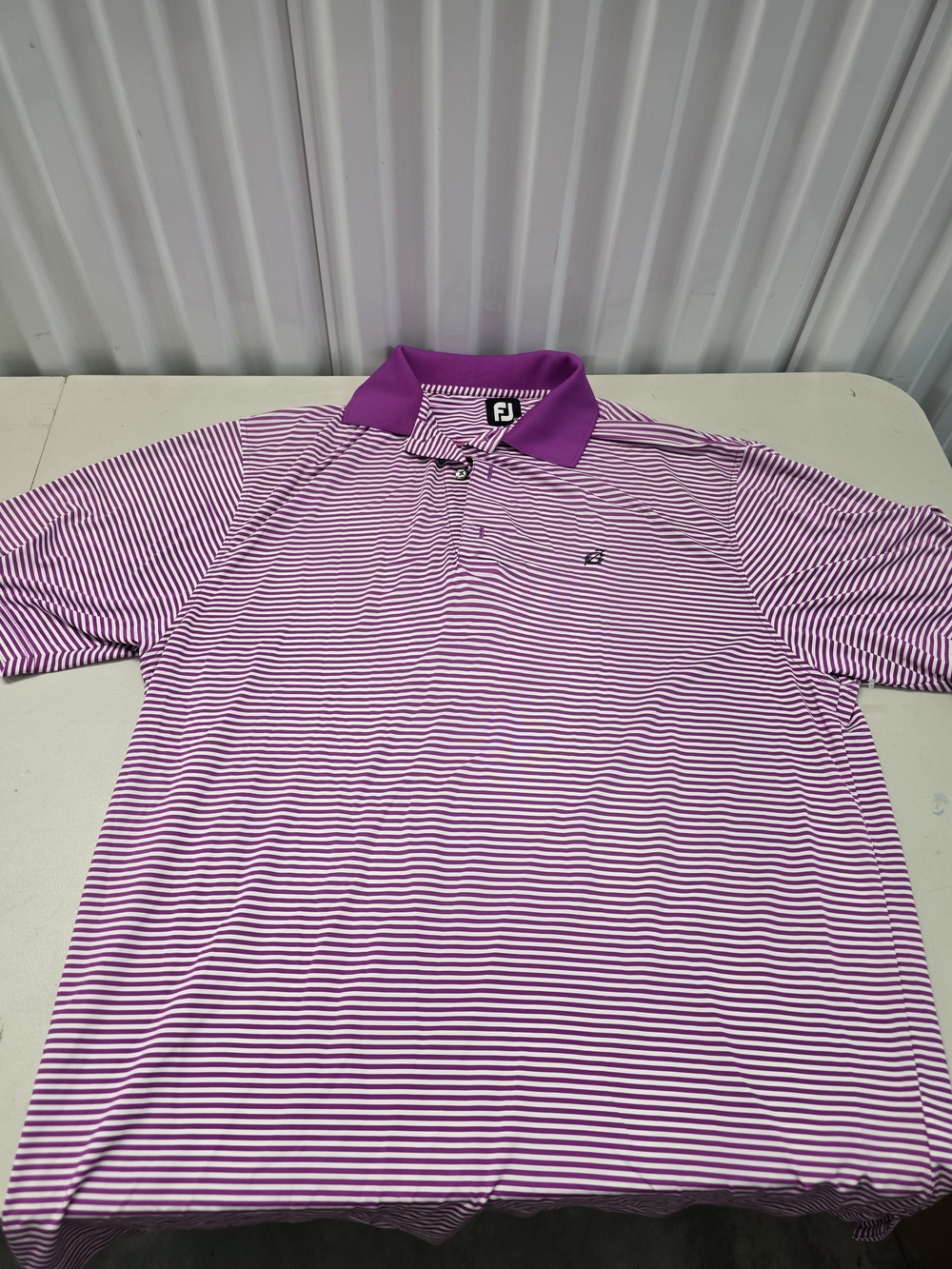 Footjoy FJ Golf Polo Shirt Golf Logo Men's Size Large - Picture 1 of 8